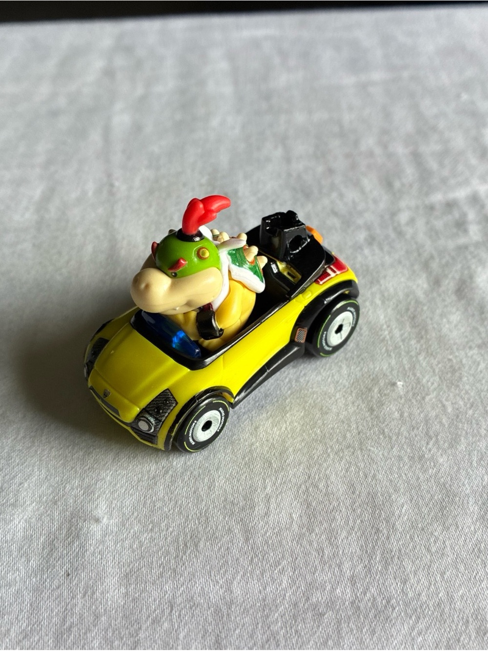 Nintendo Bowser Jr. Yellow & Green Mini Racer Toy Car